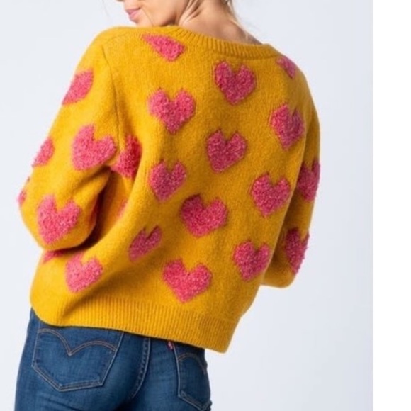&Merci heart sweater - Picture 4 of 6